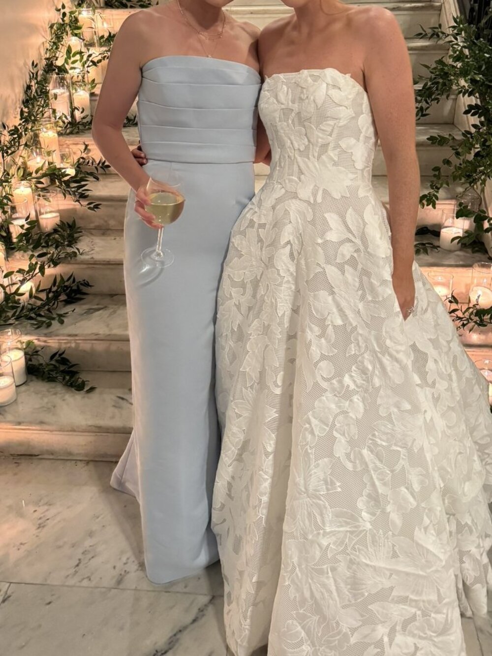 Amsale Sonia Strapless Bridesmaid Dress